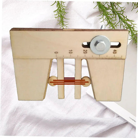 Wooden Mooring Tool For DIY Sailing Model Kits Dope Lightweight Display Tool For Model Ship Building, rulers visible