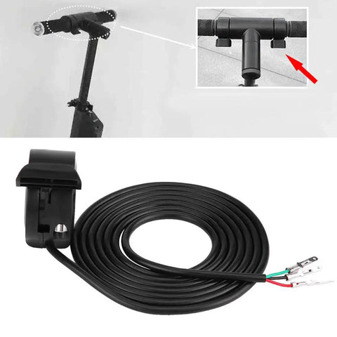 Universal 22mm Ebike Thumb Throttle Speed Controller with 160cm cable and mounting bracket for electric bikes and scooters
