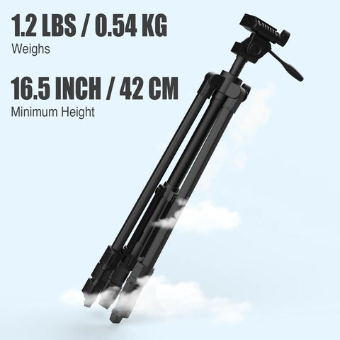 Lightweight Aluminum Laser Level Tripod With Bubble Level And Quick Release Plate One Quarter Inch Twenty Screw Mount Adjustable Twenty Two To Fifty Five Inches With Stable Rubber Feet For Pro On Site Line Leveling
