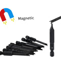 Premium Pro Grade Heavy Duty Spanner Bit Set With Magnetic Snake Eye Security Screwdriver, 10pc CRMo bits for bike maintenance.