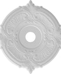 Attica 22 Inch Thermoformed PVC Ceiling Medallion For Canopies Up To 7.75 Inches, Lightweight Moisture Resistant Decor Accent