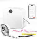 Compact Bluetooth Label Maker With Tape And Templates, Pocket Size Thermal Printer for Home School Office Gift Wrapping