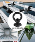 4 Piece T Track Mount Tie Down Kit With M8 Stainless Steel Heavy Duty T Bolt Eye Nuts And Rings for roof rack use