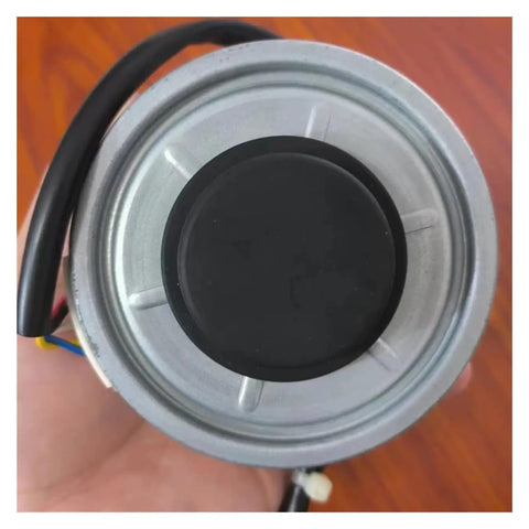 Top view of 20W Brushless DC Fan Motor for Air Conditioner WZDK2038G showcasing the compact design and wiring details