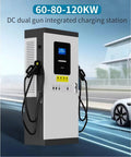 High Power 120KW DC Fast EV Charger for Commercial Use at highway service area with dual CCS connectors