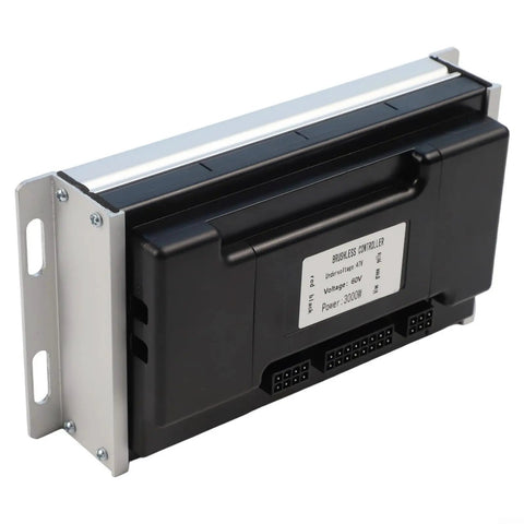 Heavy Duty 60V Brushless Motor Controller For Electric Scooters And Ebikes 3000W Power Upgrade Replacement Control Board in steel housing.