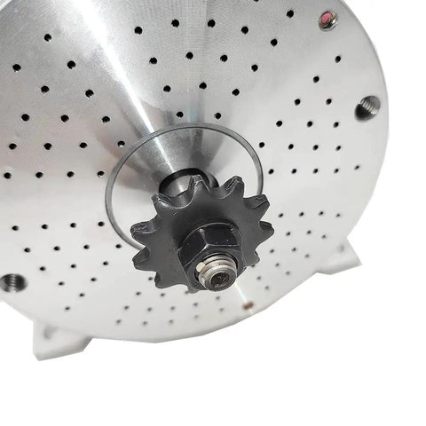 Close-up of Powerful 1000W Brushless Motor For 36V 48V Electric Scooters And E Bikes Mid Drive DIY Kit Aluminum Housing
