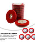Nylon Grinding Wheels Set For Power Grinders, Pro Grade Polishing Discs, red abrasive wheels for metalworking and stainless steel