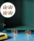 Heavy Duty Adjustable Leveling Feet 4 Pack For Tables Cabinets And Shelves Steel Construction With Precise Height Adjustment Quiet Operation And Easy Installation For Uneven Floors And DIY Furniture Makeovers, steel leveling feet on cabinet