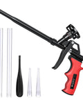 Heavy Duty Foam Gun For Caulking And Sealing, Professional PU Expanding Foam Sprayer With Precision Trigger and attachments