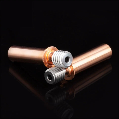Top Shelf Titanium Bi Metal Heatbreak For Creality Cr 6 Se 3d Printer Hotend Upgrade Super Durable High Temp Flow For 1.75mm Filament Straight Up Legit Heat Dissipation And Killer Cooling 3 Pack