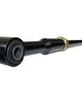Front Adjustable Panhard Rod Track Bar For Toyota Land Cruiser 80 Series, Off Car Adjustable For 3 To 6 Inch Lift, Zinc Plated Steel, Powder Coated Finish, Includes Hardware And Rubber Bushings For Flexible, Durable Alignment. Black adjustable front track bar with bushing