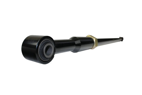 Rear Adjustable Panhard Rod Track Bar For Toyota 4Runner And FJ Cruiser, Lift Ready, Off Car Adjustable, Zinc Plated Steel With Rubber Bushings, Replaces OE Rear Rod, Perfect For 1.75 Inch Lift Or More, black steel rod with rubber bushing