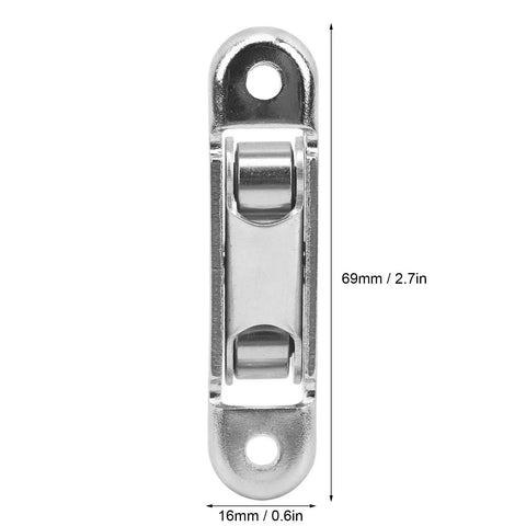 Hella Smooth 20 Piece Sliding Door And Window Replacement Roller Kit Featuring Double Flat Pulleys For Dead Simple Patio Track Upkeep And Effortless Glass Pane Operation, featuring a metal roller.