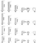Over 1,000 Piece Metric Flat Head Hex Bolts and Nuts Kit M3 M4 M5 M6 Cross Recessed Fasteners Durable Assortment for DIY Projects, Electronics, Woodworking and Repairs. M3-M6 bolts with nuts and washers