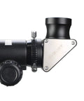 Dielectric Star Diagonal 1.25 Inch 90 Degree, Fully Metal Construction, High Reflectivity for sharp view, attached to telescope