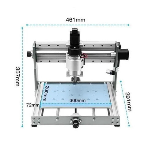 Straight Up Killer 300 Watt Cnc Router And Engraving Machine With Offline Controller, 461x357mm size for wood, metal, and acrylic cutting.