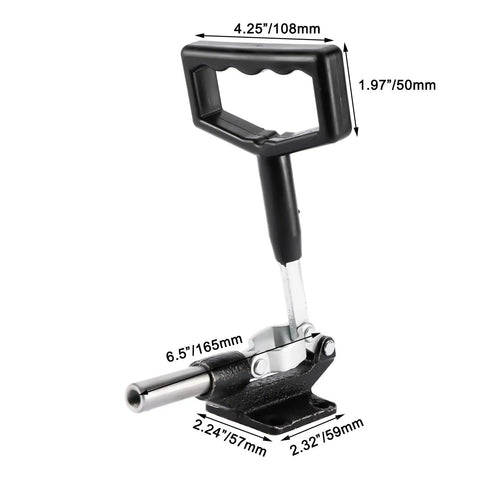 Ergonomic Heat Press Handle Fixture Replacement For Heat Press Machine Carbon Steel Construction Up To 386kg Clamp 42mm Stroke