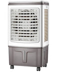 Portable Swamp Cooler With Spacious 30 Liter Water Tank And Two Extra Ice Blocks Delivers No Sweat Cooling Through Evaporative System, side view