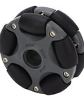 58mm Directional Robot Wheel with Double Row Tire for Precise Mobility 360 Degree Rotating Wheel for Robot Kits and Motors close-up