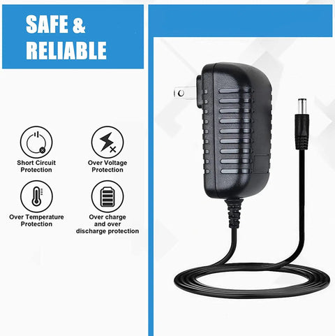 Yaesu VX-8DR Ham Radio AC DC Adapter For Fast Charge Wall Power Supply Cord Cable with safety protection feature chart