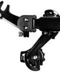Side view of black Rear Derailleur RD-TZ31A Six To Seven Speed Hanger Mount with 11T guide pulley for mountain bikes