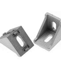 25 Pack 4040 Aluminum L Shape Corner Brackets And Right Angle Braces For 4040 Aluminum Profiles shown in detail