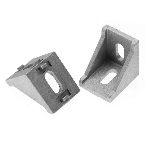 25 Pack 4040 Aluminum L Shape Corner Brackets And Right Angle Braces For 4040 Aluminum Profiles shown in detail
