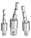 Flex Swivel Socket Adapter Kit With 6 Pieces For Automotive Repair featuring Heavy-Duty Steel Build And Universal 360 Degree Rotation To Tackle Tough Job Sites In Style. 3 steel socket adapters