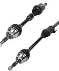 Front CV Axle Assembly Pair For Toyota Sienna 3.5L V6 2017 To 2019 OE Replacement Left And Right Direct Fit No Drilling Required Durable Steel Construction For A Smooth Ride And Beefed Up Long Lasting Performance, pair shown