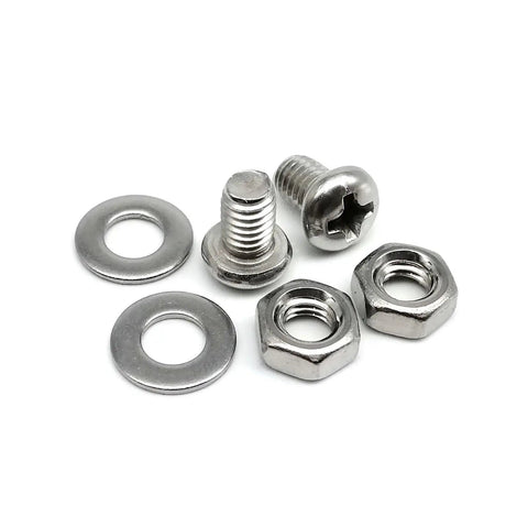 Pro Grade Brass Copper PCB Standoff Hex Spacer Kit For Electronics DIY M2 M2.5 M3 M4 Sizes With Nuts Washers Pillars Screws 680 Piece Set Built For Makers And Tinkerers bolts, nuts and washers