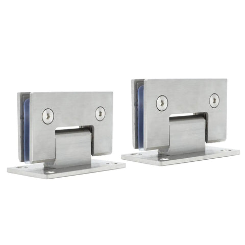 Heavy Duty Stainless Steel Door Hinges Set Of 2 Rock Solid 90 Degree Corner Brackets for closet cabinet bathroom installation