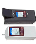 No Fuss Portable Surface Roughness Tester With Hella Bright 2.4 Inch Color Lcd Display viewed from the front with two color panels.