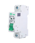 DZ47-63 1 Pole Miniature Circuit Breaker 16A 110V 240V Din Rail MCB for home electrical panel front view