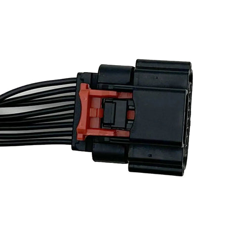 Mass Air Flow MAF Sensor Female Connector Pigtail Fits Chevy Silverado Tahoe Camaro Suburban Sierra Yukon Escalade CTS Ram 1500 Grand Cherokee Alfa Romeo Stelvio 2.0L 4 Cyl Buick Encore Cruze 1.4L Replacement, black connector with wires
