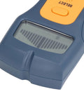 FTVOGUE Wall Scanner Sound Graphic Alarm Depth Position Detection Stud Finder, top view, with display screen and orange buttons.