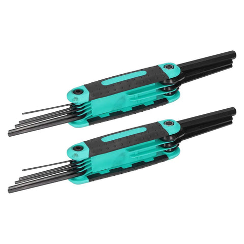 Top Tier 8 In 1 Folding Hex Key Wrench Kit Booms With Wide Size Range From 1.5mm To 8mm For Snazy Home Garage Jobs Using High Torque Chrome Vanadium Steel For Tightening Screws Like A Pro, folded hex key set
