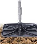 Built Tough Plate Compactor Hammer Steel Tamper For Groundwork And Landscaping on soil, highlighting durable thick chassis
