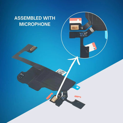 Proximity Sensor Ear Speaker Flex Cable With Mic Replacement For iPhone 13 6.1 Inch Model Fix Proximity Light Restore Ear Speaker And Call Clarity High Quality DIY Repair Part