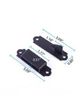Black Wrought Iron Floral Ring Pull Gate Latch For Fence And Door With Mounting Hardware detailed measurements