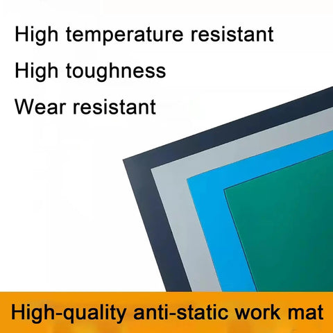 Pro Grade Anti Static Work Mat For Electronics Repair 2mm Thick Non Slip Wear Resistant Soldering Bench Mat with layers