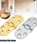 Self Supporting Zinc Alloy Folding Table Hinge With Flush Mount For Cabinets Furniture Desks And Sewing Machines Smooth Quiet Operation Hardware