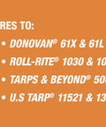 Comparison list of tarp motors including 600W 12V Electric Tarp Gear Motor With Bronze Gear And 90:1 Ratio, Weatherproof Chrome Cover.
