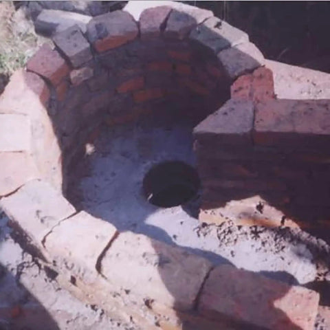Brick and mortar structure for Low Head Micro Hydro Generator Turbine With Permanent Magnet Design For River Axial Flow Water Turbine Durable Shell For Renewable Off Grid Home Power 220V 1500W Output And Green Energy installation