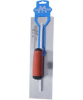 Pro Grade High Carbon Steel Finishing Trowel 4.75 By 14 Inch For Concrete, Masonry, And Drywall, DuraSoft Handle, full view