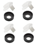4 Pack 101237 Cup Seal And Diverter Gate For Tub Spout Bath Faucet Leak Fix Parts Quick Swap with durable rubber seals.