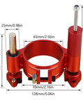 Heavy Duty Manual Lifting Router System Kit With Sleek Gold Aluminum Alloy And Stainless Steel Router Table Insert Base for woodworking pros