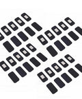 20 Pack Magnetic Cabinet Door Catches Peel And Stick Adhesive Mount Stainless Steel Magnetic Latch displayed uniformly
