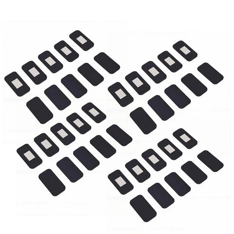 20 Pack Magnetic Cabinet Door Catches Peel And Stick Adhesive Mount Stainless Steel Magnetic Latch displayed uniformly