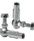 Precision M8 X 1.25 Rod End Ball Joints Featuring Zero Slack 8mm Bore showing left and right hand threads, ideal for steering linkage.
